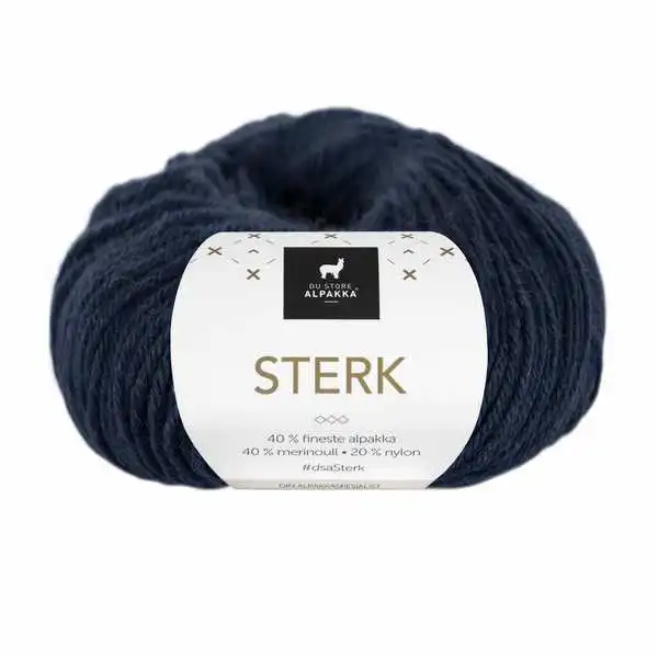 Du Store Alpakka Sterk 920 Indigo foncé