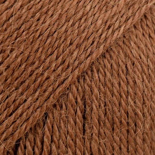 DROPS Alpaca 9041 Brun cuivre (Uni Colour)
