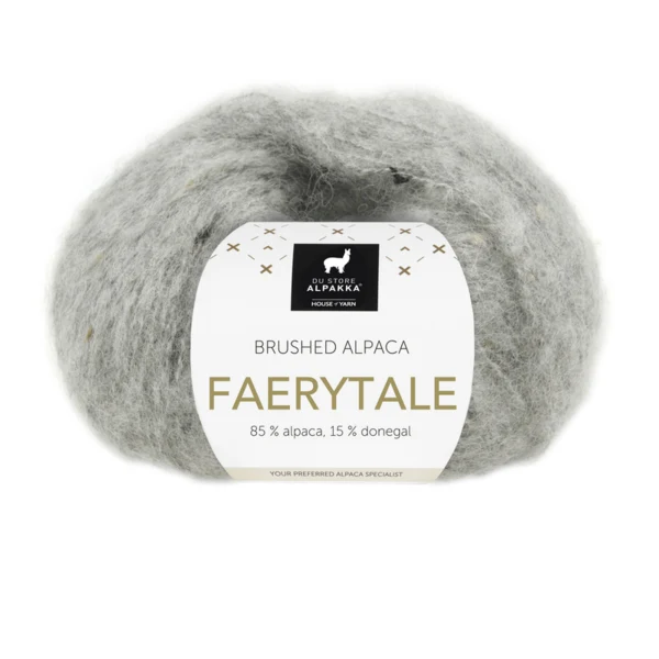 Du Store Alpakka Faerytale 818 Tweed chiné gris clair