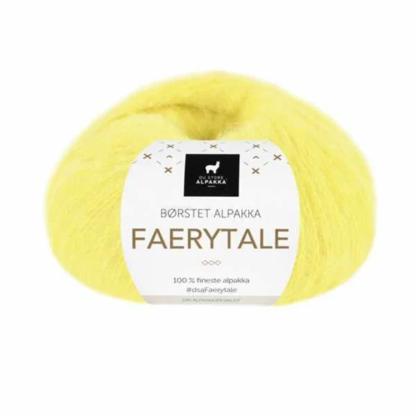 Du Store Alpakka Faerytale 812 Jaune