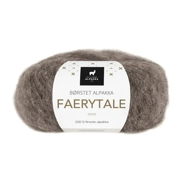 Du Store Alpakka Faerytale 726 Gris-brun foncé