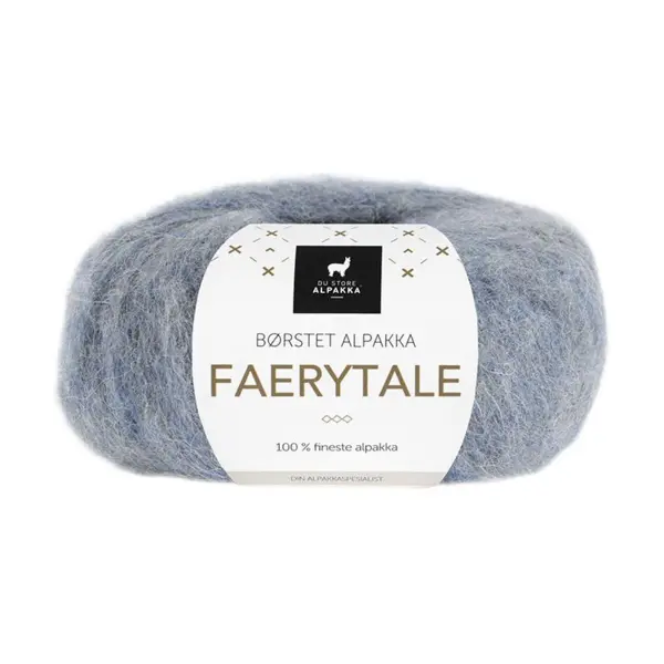 Du Store Alpakka Faerytale 740 Gris-bleu