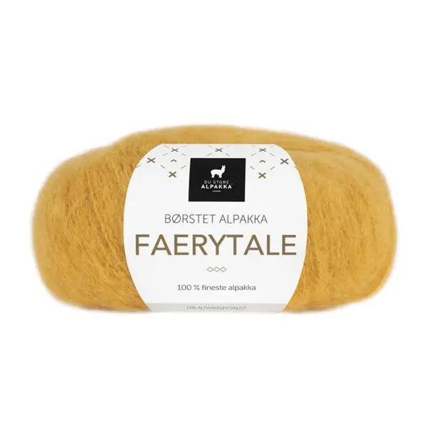 Du Store Alpakka Faerytale 747 Jaune d'or