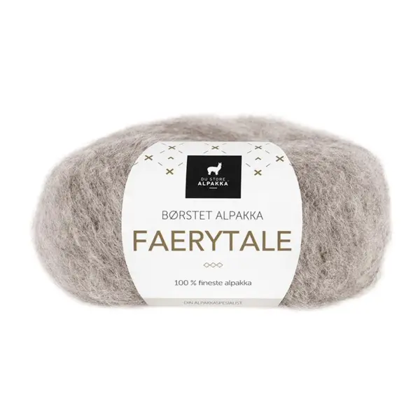 Du Store Alpakka Faerytale 758 Gris-marron clair