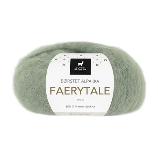 Du Store Alpakka Faerytale 715 Vert jade poussiéreux