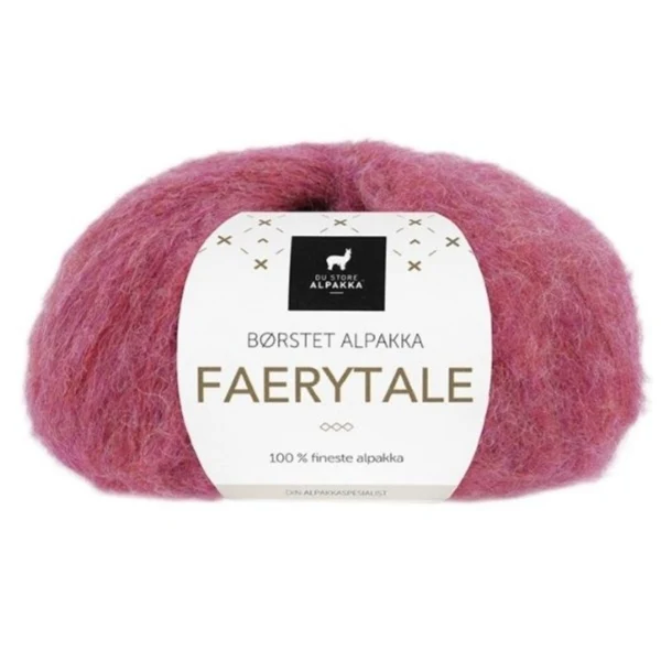 Du Store Alpakka Faerytale 763 763 Chiné rouge