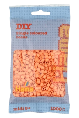 Perles Hama Midi, Couleur unie, 1000 pcs