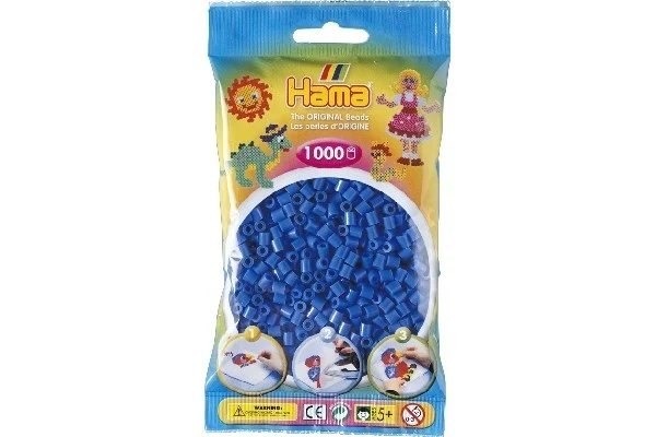 Perles Hama Midi, Couleur unie, 1000 pcs