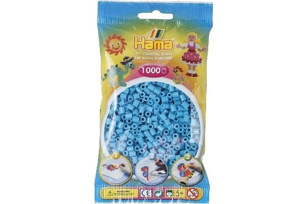 Perles Hama Midi, Couleur unie, 1000 pcs