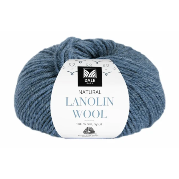 Dale Lanolin Wool 1448 Denim chiné
