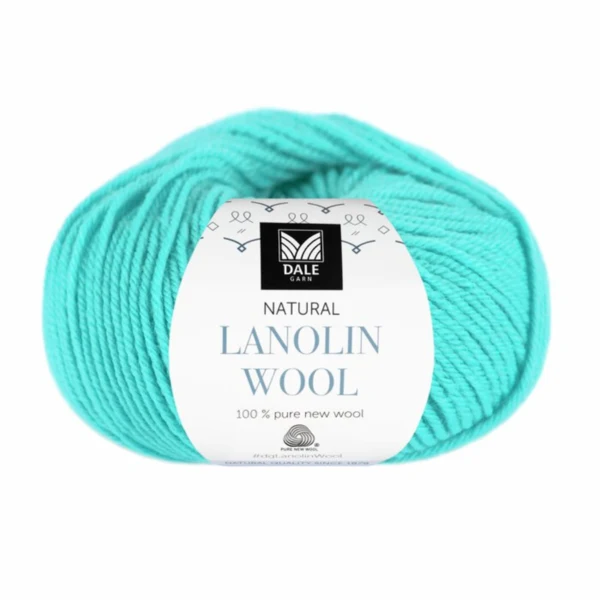 Dale Lanolin Wool 1465 Bleu glacé