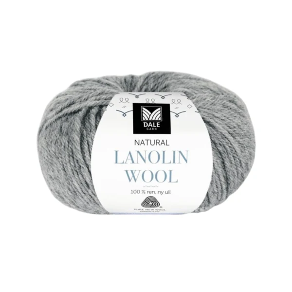 Dale Lanolin Wool 1420 Gris chiné