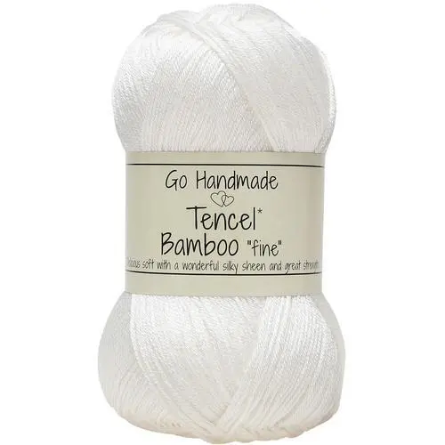 Go Handmade Tencel Bamboo 17474 Blanc