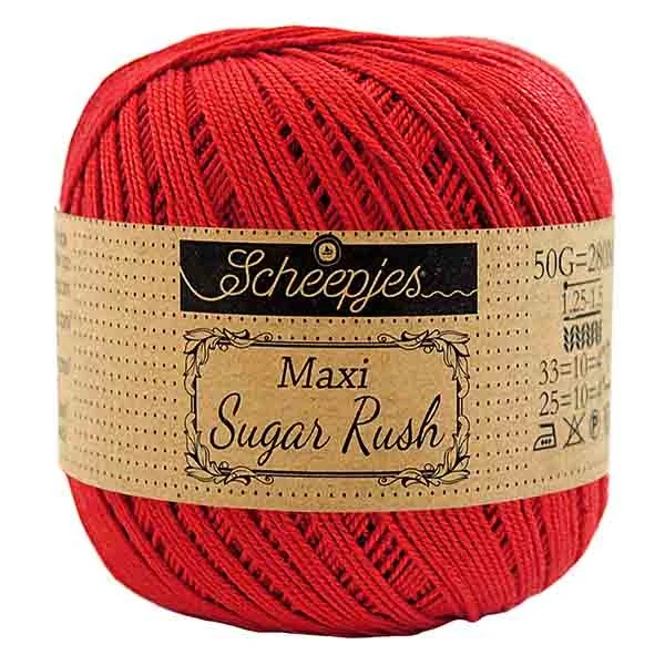 Scheepjes Maxi Sugar Rush 115 Hot Red