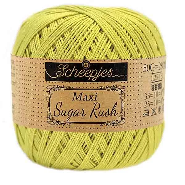 Scheepjes Maxi Sugar Rush 245 Green Yellow