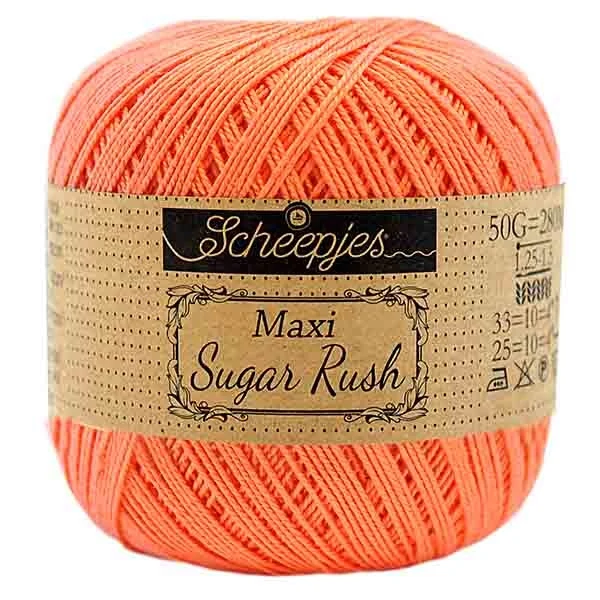 Scheepjes Maxi Sugar Rush 410 Rich Coral