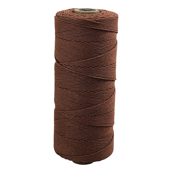 Fil à tricoter 1mm 315m 18 marron
