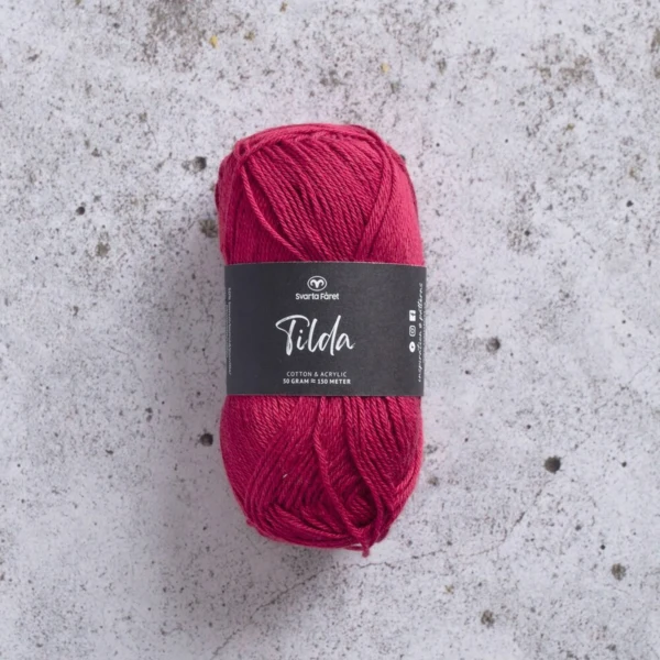 Svarta Fåret Tilda 46 Scharlaken rood