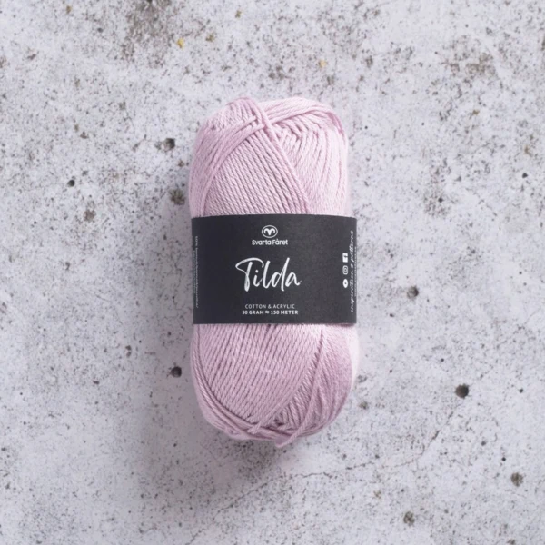 Svarta Fåret Tilda 560 Stoffig violet