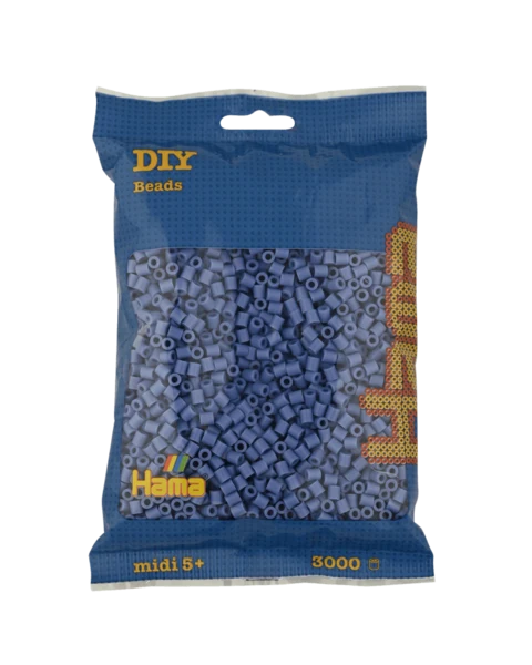 Perles Hama Midi, Couleur unie, 3000 pcs 201-107 Lavande