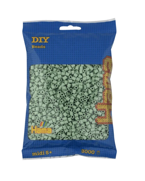 Perles Hama Midi, Couleur unie, 3000 pcs 201-101 Eucalyptus