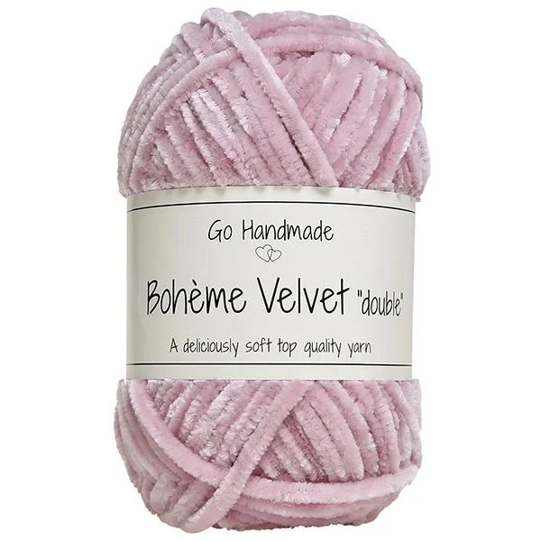 Go Handmade Bohéme Velvet Dobbelt 17634 Old Rose