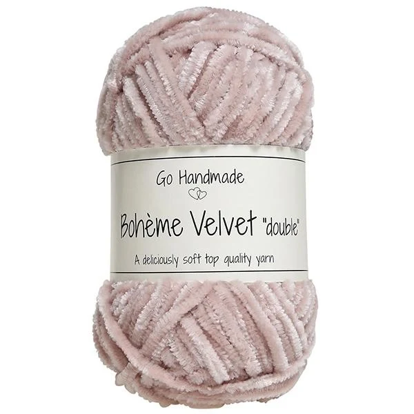 Go Handmade Bohéme Velvet Dobbelt 17678 Dusty Rose