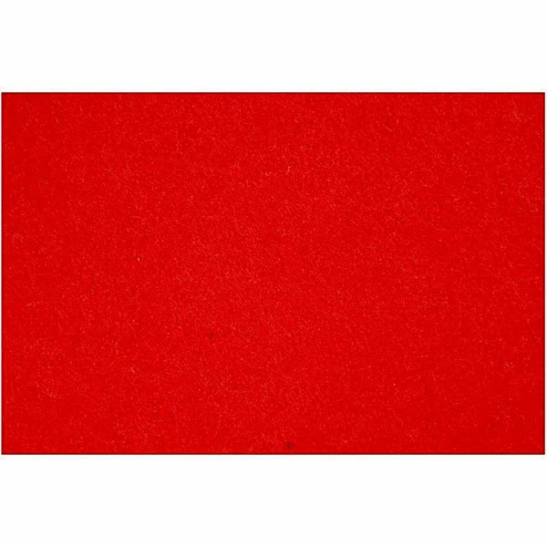 Hobbyvilt, Vel 42x60 cm, 3 mm, 1 vel Rood