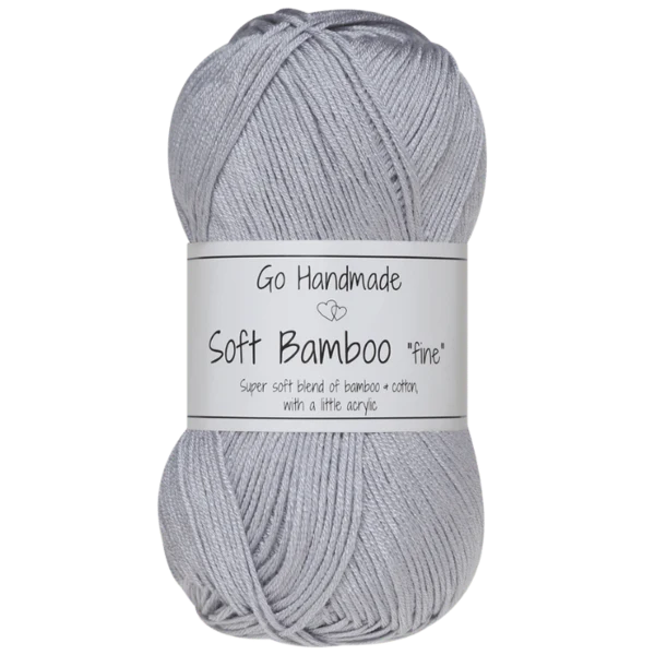 Go Handmade Soft Bamboo Fine 17430 Bleu clair
