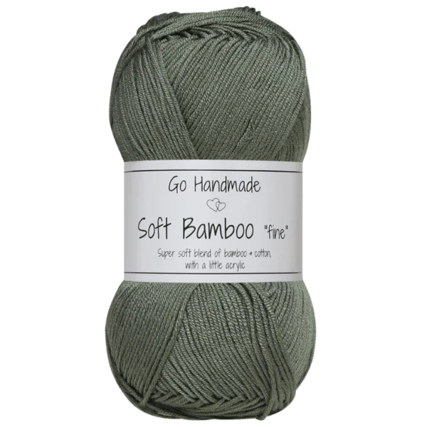 Go Handmade Soft Bamboo Fine 17425 Vert chasse