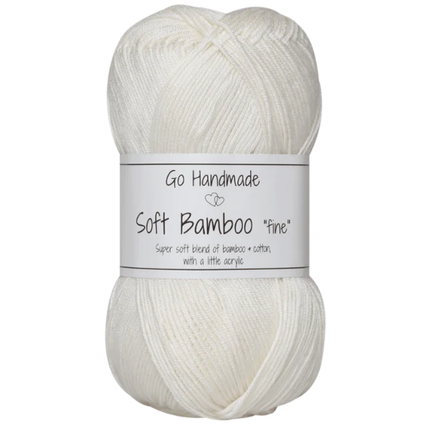 Go Handmade Soft Bamboo Fine 17426 Ivoire