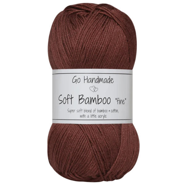 Go Handmade Soft Bamboo Fine 17427 Caramel