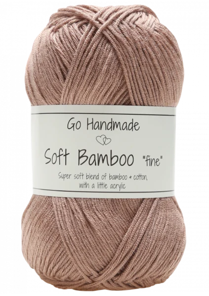 Go Handmade Soft Bamboo Fine 17321 Brun