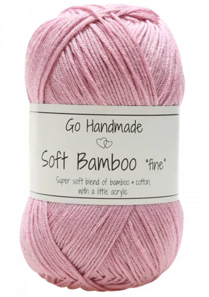 Go Handmade Soft Bamboo Fine 17326 Vieux rose