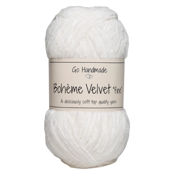 Go Handmade Bohème Velvet Fine 17614 Blanche neige