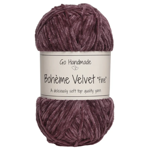 Go Handmade Bohème Velvet Fine 17680 Lavande foncée
