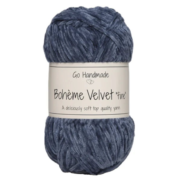 Go Handmade Bohème Velvet Fine 17612 Bleu