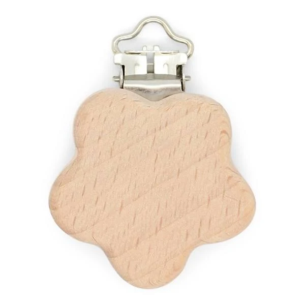 HobbyArts Clip en Bois, Forme, 1 pièce Fleur