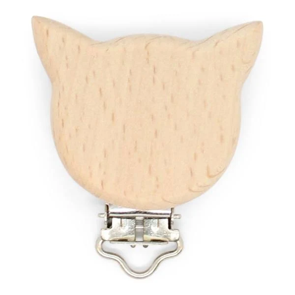 HobbyArts Clip en Bois, Forme, 1 pièce Chat