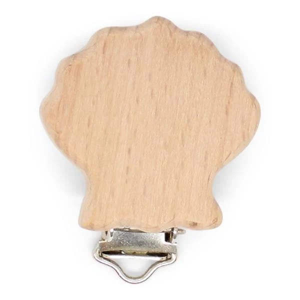 HobbyArts Clip en Bois, Forme, 1 pièce Coquillage