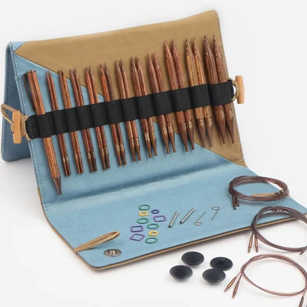 KnitPro Ginger Ensemble d'Aiguilles Circulaires Interchangeables Deluxe 60/80/100 cm