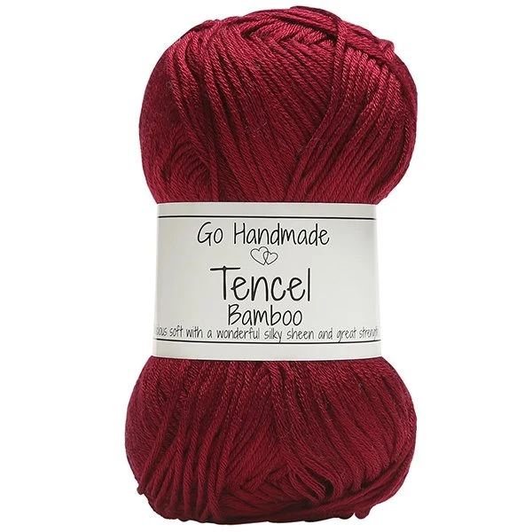 Go Handmade Tencel Bamboo Double 17704 Burgundy