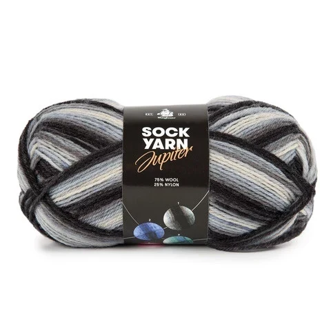Mayflower Sock Yarn Universe Jupiter 01 Noir