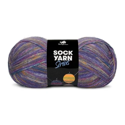 Mayflower Sock Yarn Universe Sirius 03 Violet/Rose/Jaune