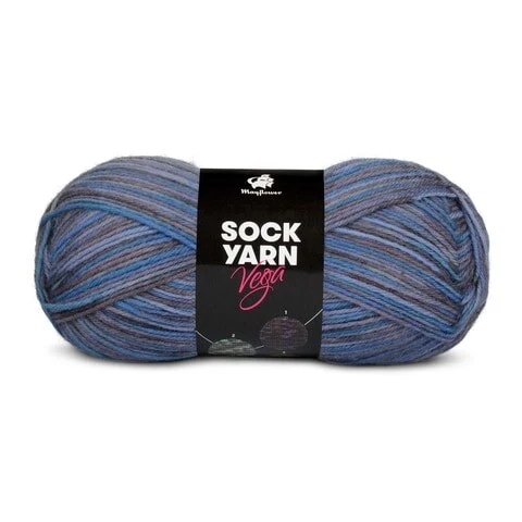 Mayflower Sock Yarn Universe Vega 04 Bleuet/Ardoise/Bleu jeans