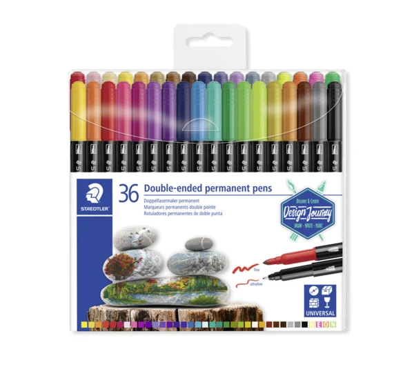 STAEDTLER Duotusser Permanente, 36 pièces – TB36