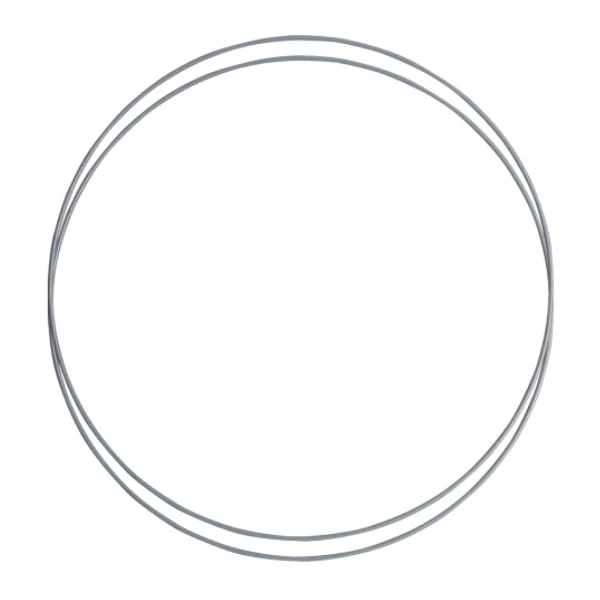 Metalring Grå/blå 2 stk