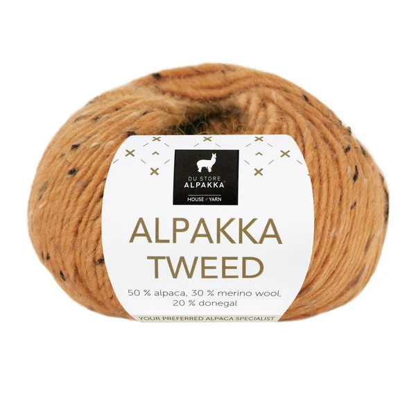 Du Store Alpakka Tweed 136 Jaune safran