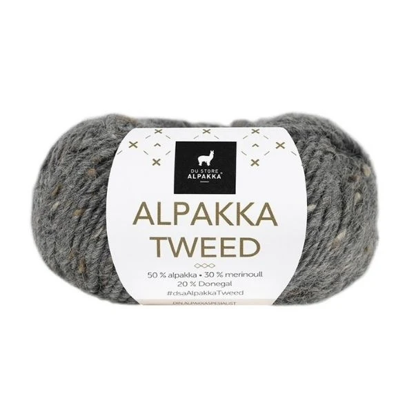 Du Store Alpakka Tweed 102 Gris foncé