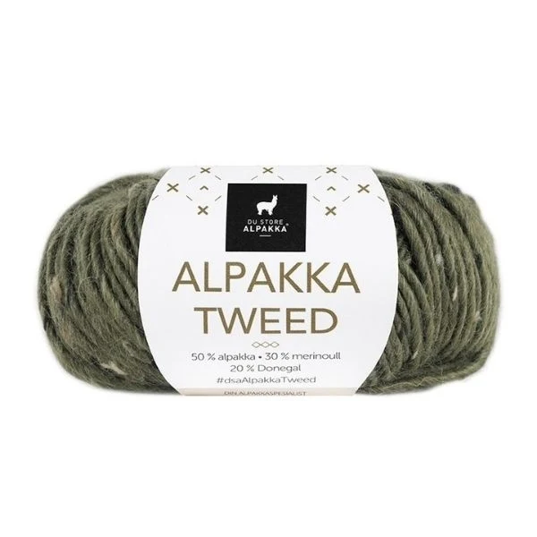 Du Store Alpakka Tweed 110 Olive